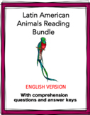 Latin American Animals Reading Bundle: Top 4 Readings at 30% off!