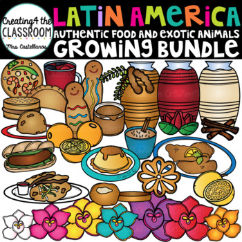 Preview of Latin American Clip Art Growing Bundle