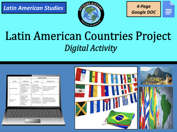 Preview of Latin American Countries Project| Interactive Groupwork | Latin American Studies