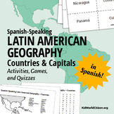 Latin American Countries and Capitals: Geography Activitie
