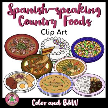 Preview of Latin American Food Clip Art Set