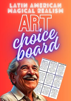 Preview of Latin American Magical Realism ART: Choice Board Challenge Prompts