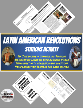 Preview of Latin American Revolutions Bundle