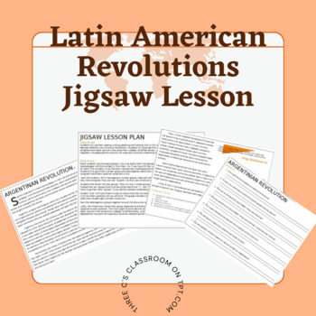 Preview of Latin American Revolutions Jigsaw