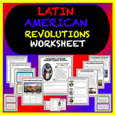 Latin American Revolutions Worksheet: Toussaint L'Overture