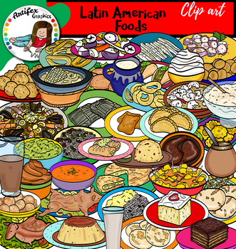 Preview of Latin American foods- Big set of 80 graphics!
