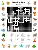 Latin Animals Crossword