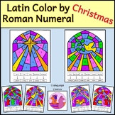 Latin Christmas Color by Number, Roman numerals