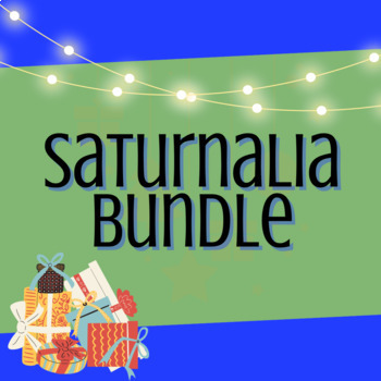 Preview of Latin Class Roman Saturnalia Bundle