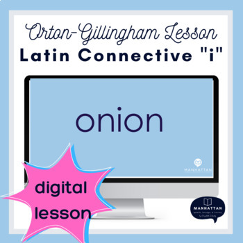 Preview of Latin Connective i Three sounds of i Digital Lesson Google Slides