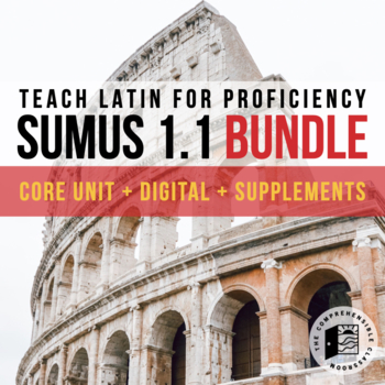 Preview of Latin Curriculum: Sumus Level 1, Unit 1 Big Bundle