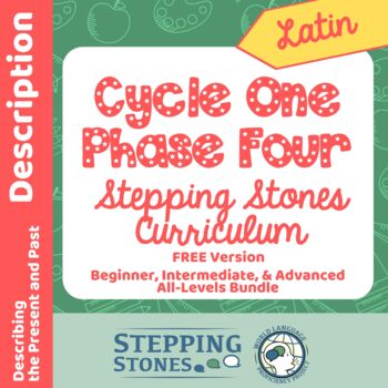 Preview of Latin Cycle One Phase Four Stepping Stones Curriculum FREE Version
