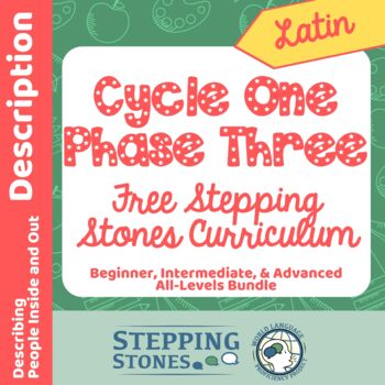 Preview of Latin Cycle One Phase Three Stepping Stones Curriculum FREE Version