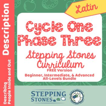 Preview of Latin Cycle One Phase Three Stepping Stones Curriculum PAID Version