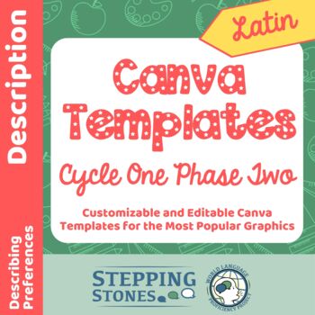Preview of Latin Cycle One Phase Two Stepping Stones Curriculum FREE Version