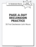 Latin Declining Practice First Declension Nouns