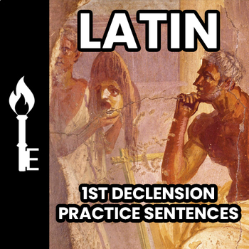 Preview of Latin: First Declension Sentences | Worksheet Practice
