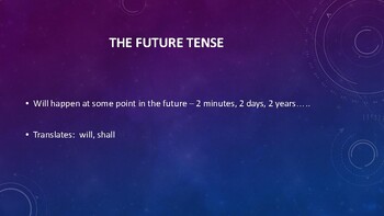 Preview of Latin Future Tense-1st/2nd conjugation  and an introduction to very synopses