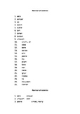 Latin GCSE. Revision of Irregular Adverbs.