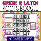 Greek & Latin Roots Morphology Editable BOGGLE Bulletin Board