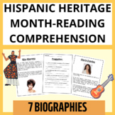 Latin/Hispanic Artists-Spanish Reading Comprehension-Hispa