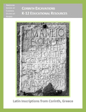 Latin Inscriptions from Corinth, Greece