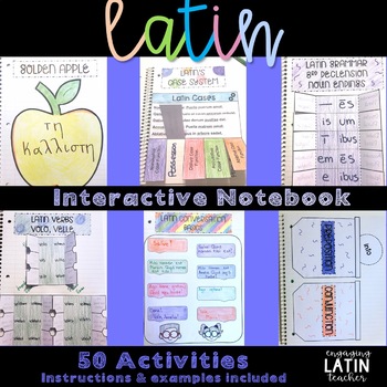 Preview of Latin Interactive Notebook