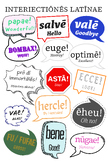 Latin Interjections Poster