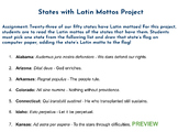 Latin Language Project - States' Mottos