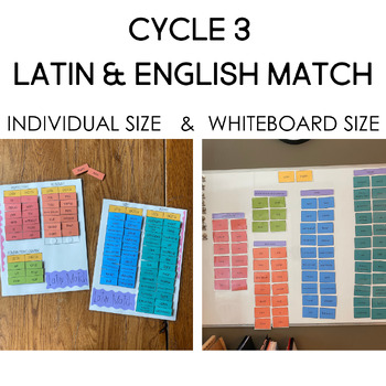 Preview of Latin Matching Interactive Chart for Classical Conversations Cycle 3