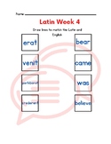 Latin Matching Week 4 CC