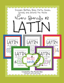 Latin Noun Bundle #2 - 5 puzzle packs in one bundle