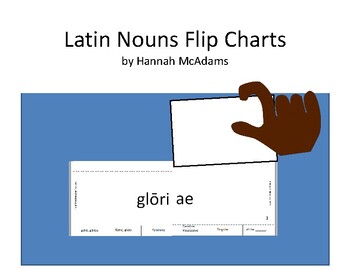 Preview of Latin Noun Declension Flip Charts