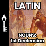 Latin: Nouns - 1st Declension | Vocabulary, Four Handouts,