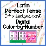 Latin Perfect Tense Verb Digital Color-by-Number