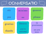 Latin Poster: Conversation