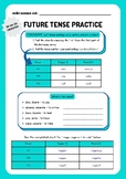 Latin Practice Worksheet: Future Tense (3rd and 4th Conjug