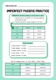 Latin Practice Worksheet: Imperfect Passive (1st & 2nd Con