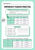 Latin Practice Worksheet: Imperfect Passive (3rd+4th Conju