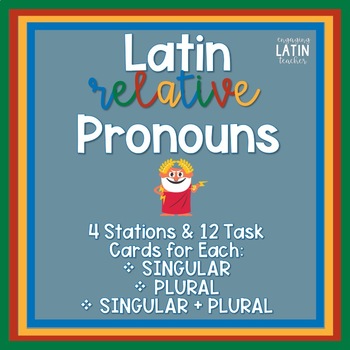Preview of Latin Relative Pronouns Stations