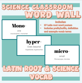 Preview of Latin Root Word Posters