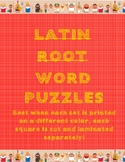 Latin Root Word Puzzles
