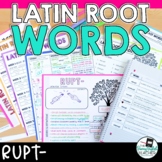 Latin Root Word Vocabulary (Rupt-)- digital & print vocabu