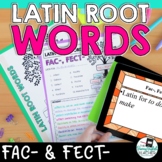 Latin Root Word Vocabulary (Fac- & Fect-) - digital & prin