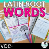 Latin Root Word Vocabulary (Voc-) - digital & print vocabu
