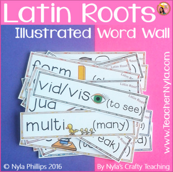Preview of Latin Root Word Wall
