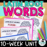 Latin Root Words 10-week Latin root word vocabulary unit -