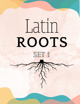 Preview of Latin Root Word Flashcards Set 1