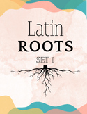 Latin Root Word Flashcards Set 1