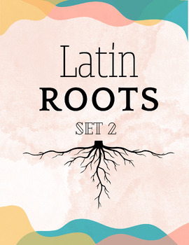 Preview of Latin Root Word Flashcards Set 2